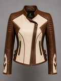 Laveroq Women’s Signature Cowhide Leather Jacket