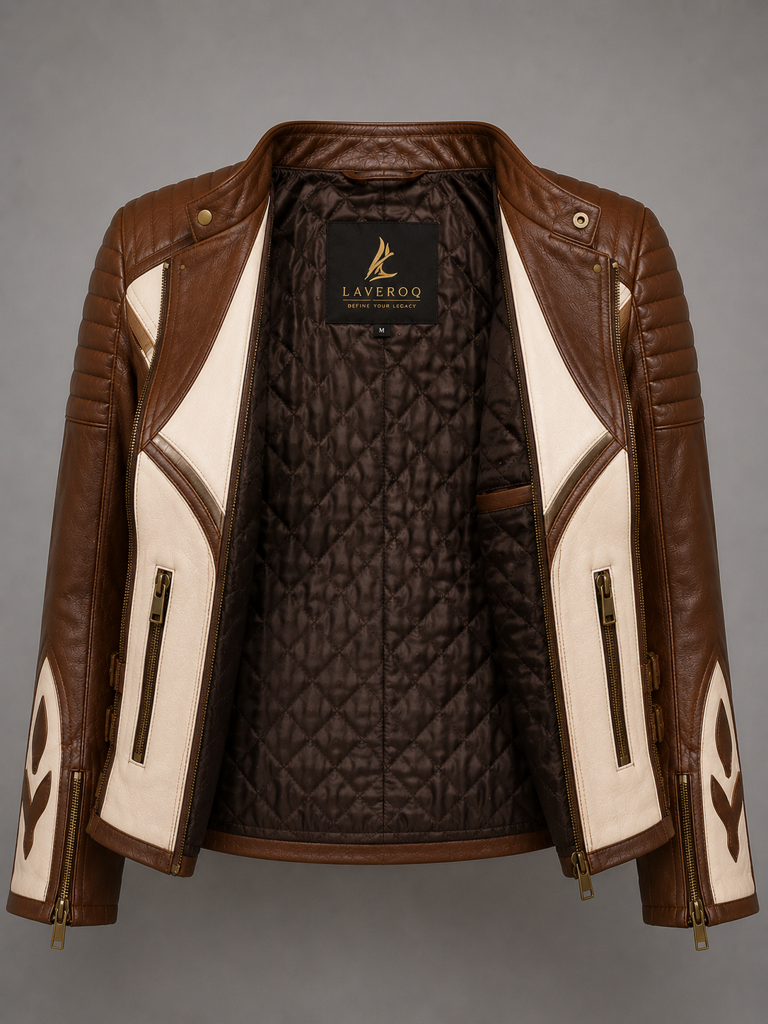 Laveroq Women’s Signature Cowhide Leather Jacket